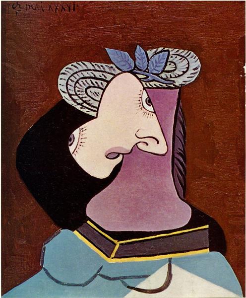 Pablo Picasso Woman In A Straw Hat Femme Au Chapeau De Paille
